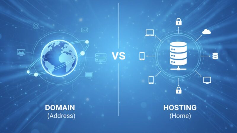 Domain vs. Hosting: What’s the Difference?