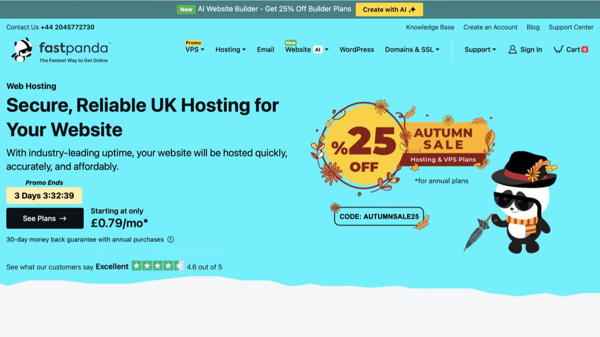 fast panda web hosting