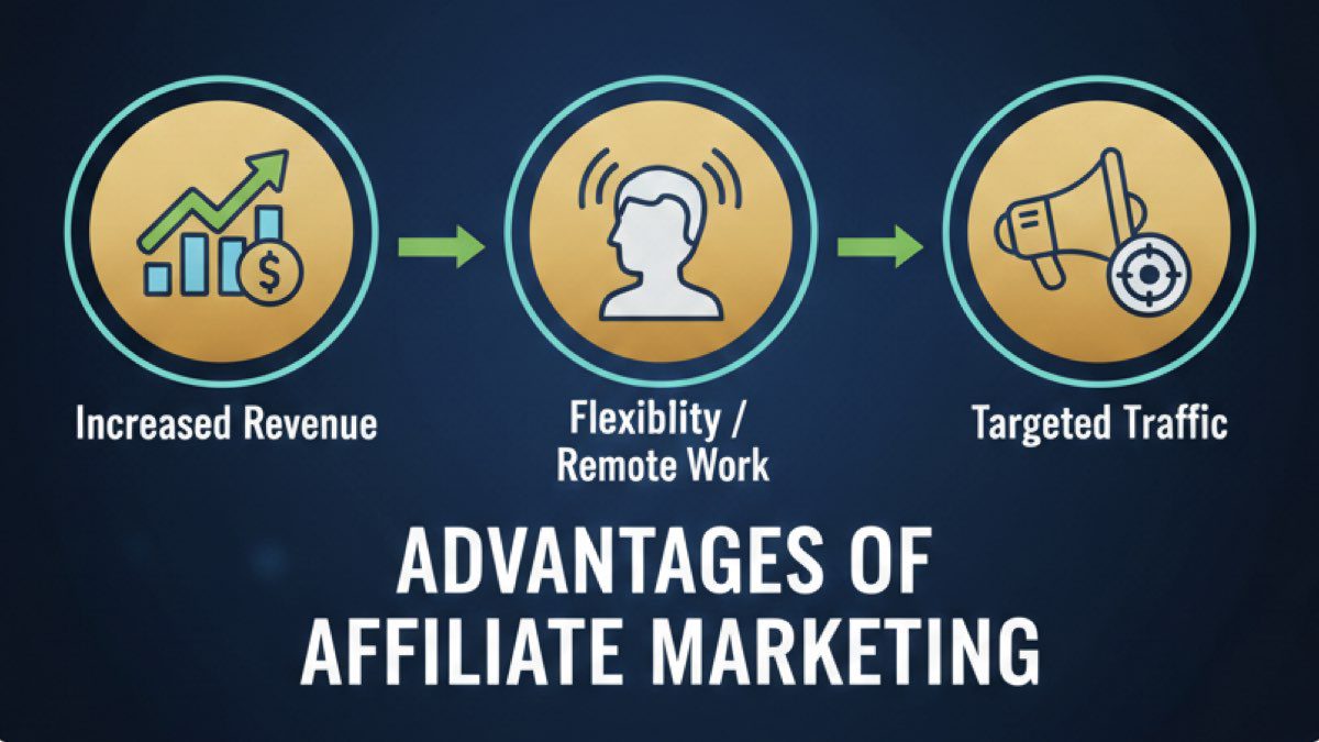 advantages of affiliate marketing