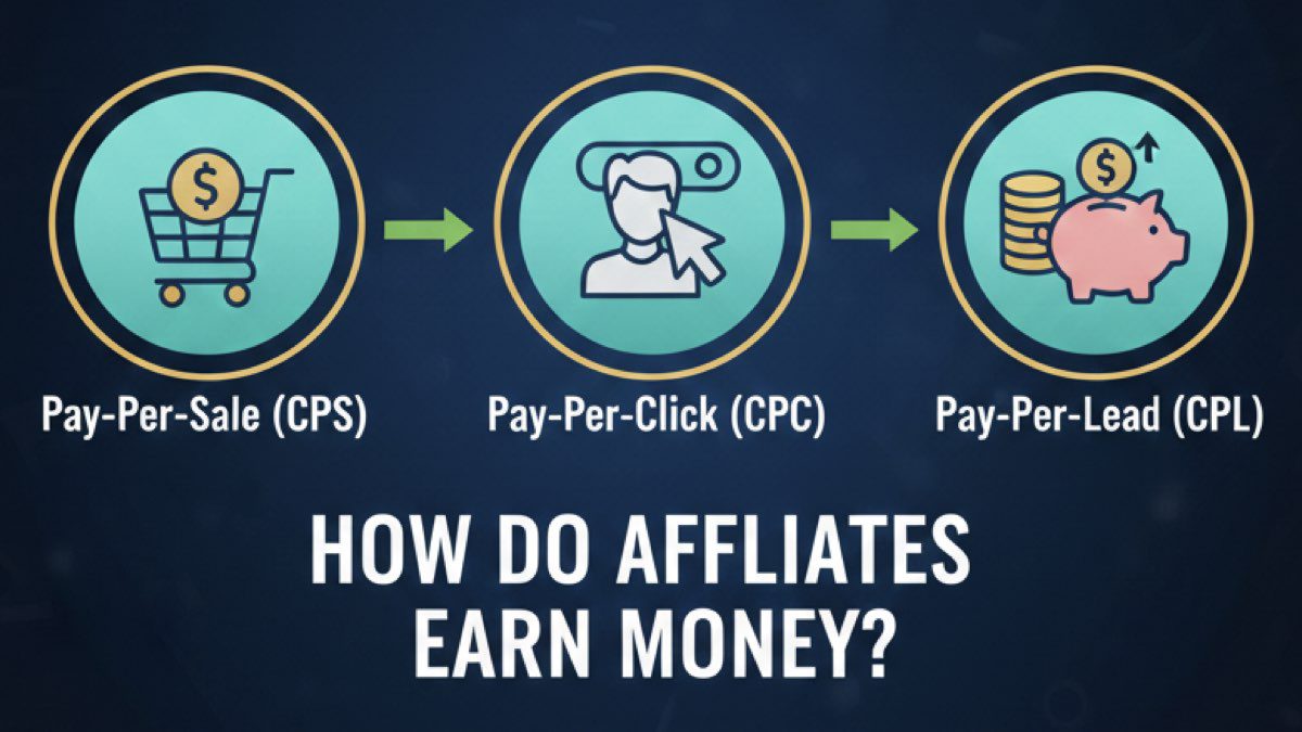 how do affiliates earn money