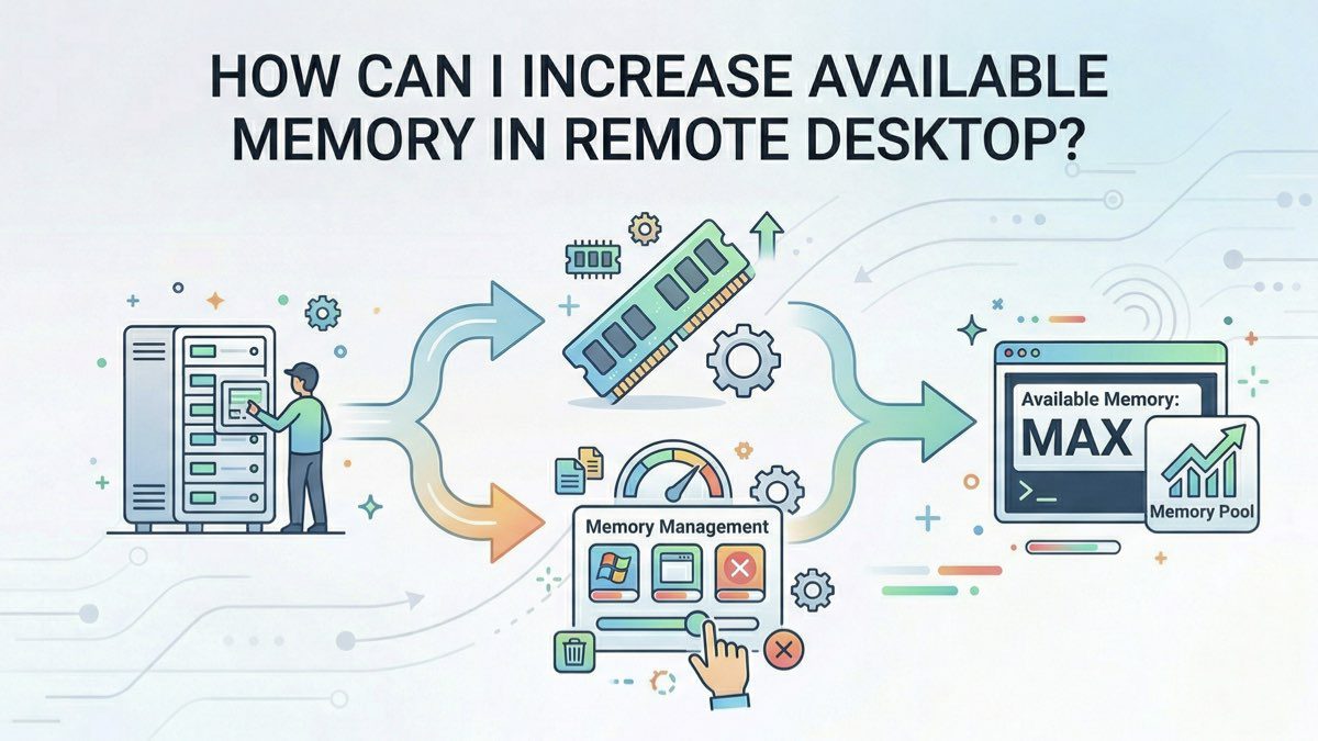 how can i increase available memory in remote desktop