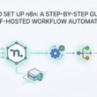 how to set up n8n atep by step guide for self hosted workflow automation