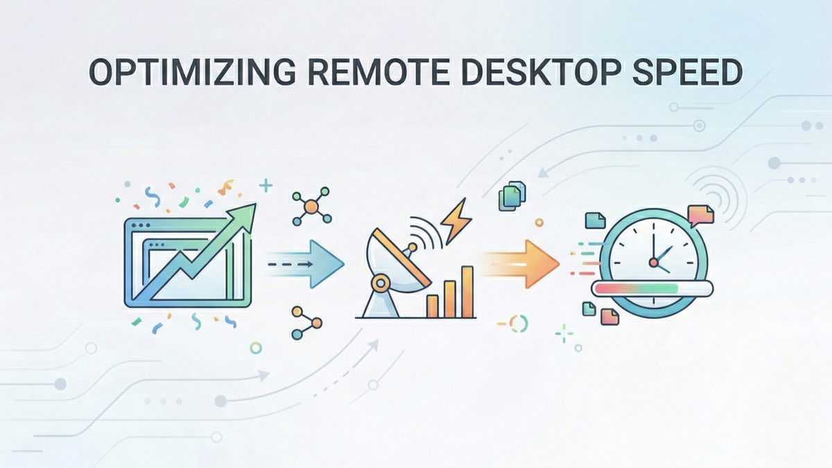 optimizing remote desktop speed