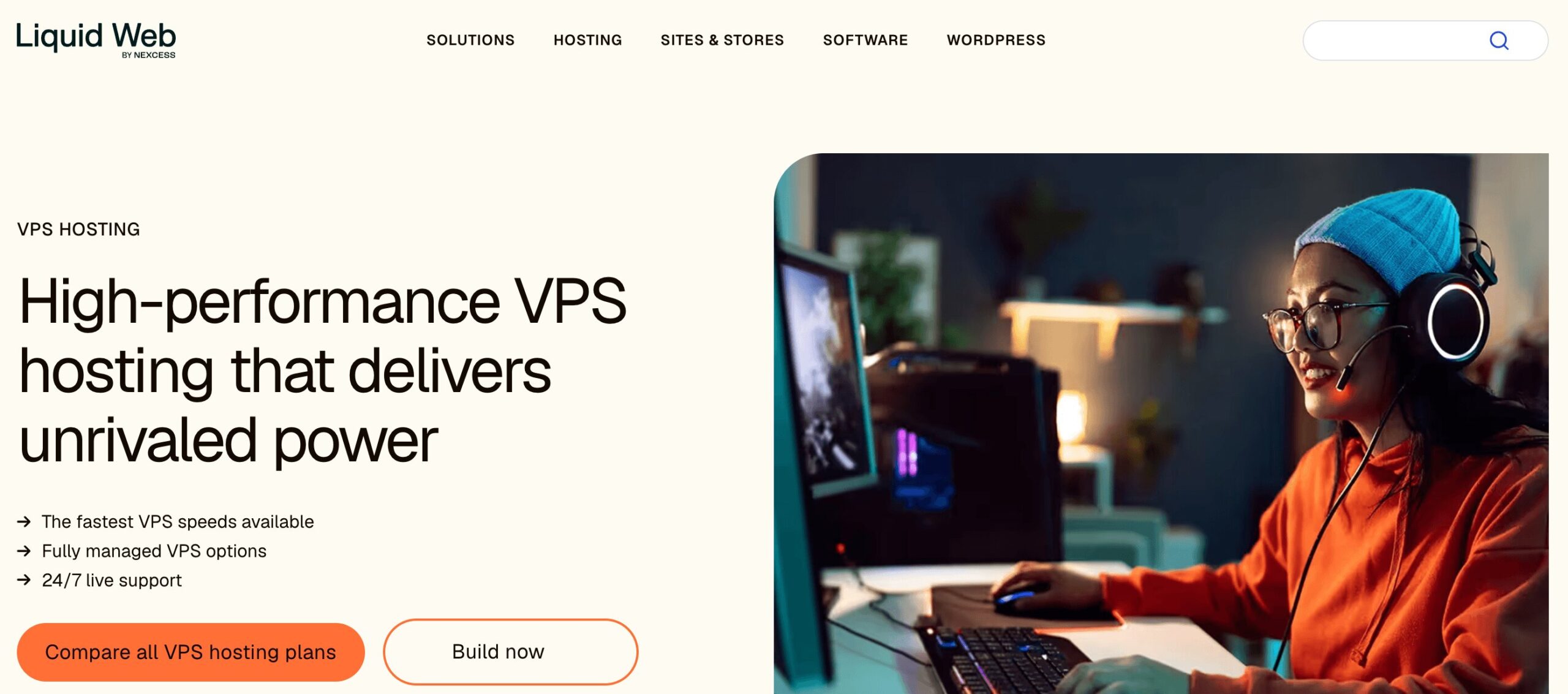 Liquid Web Cloud VPS, Managed VPS, and Custom VPS hosting service options