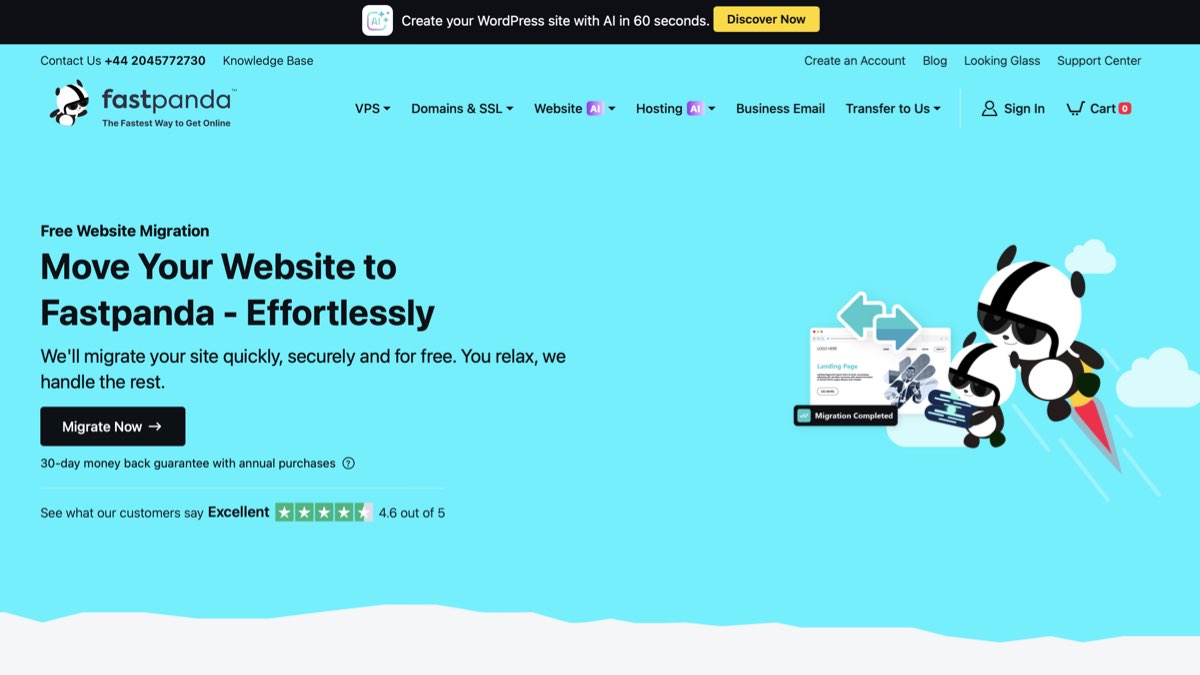 dont want to deal with technical details move your website to fastpanda for free