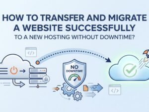 how to transfer and migrate a website successfully to a new hosting without downtime