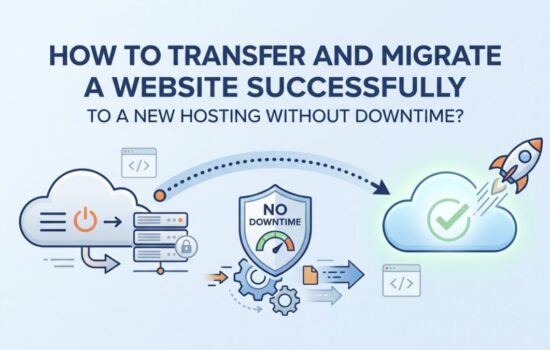 how to transfer and migrate a website successfully to a new hosting without downtime