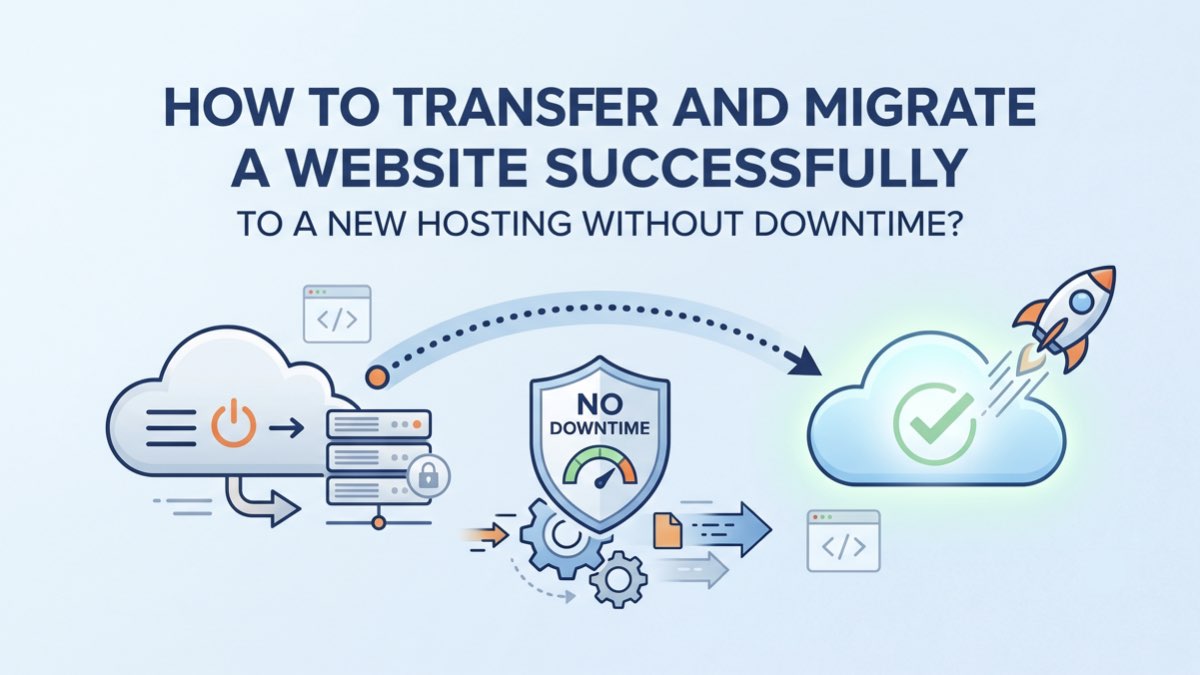 How to Transfer and Migrate a Website Successfully to a New Hosting without Downtime?