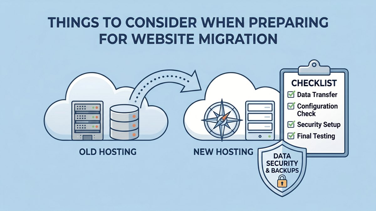 things to consider when preparing for website migration