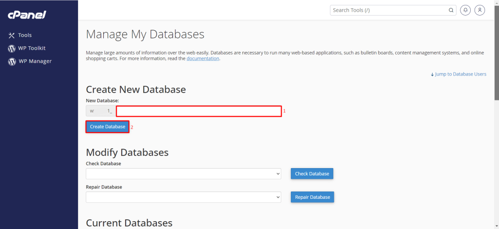 How to Create a New MySQL Database in cPanel? - Knowledge Hub - Fast Panda