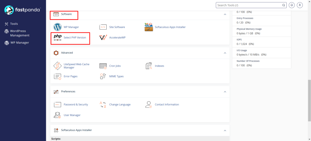 How to Change the PHP Version in cPanel? - Knowledge Hub - Fast Panda