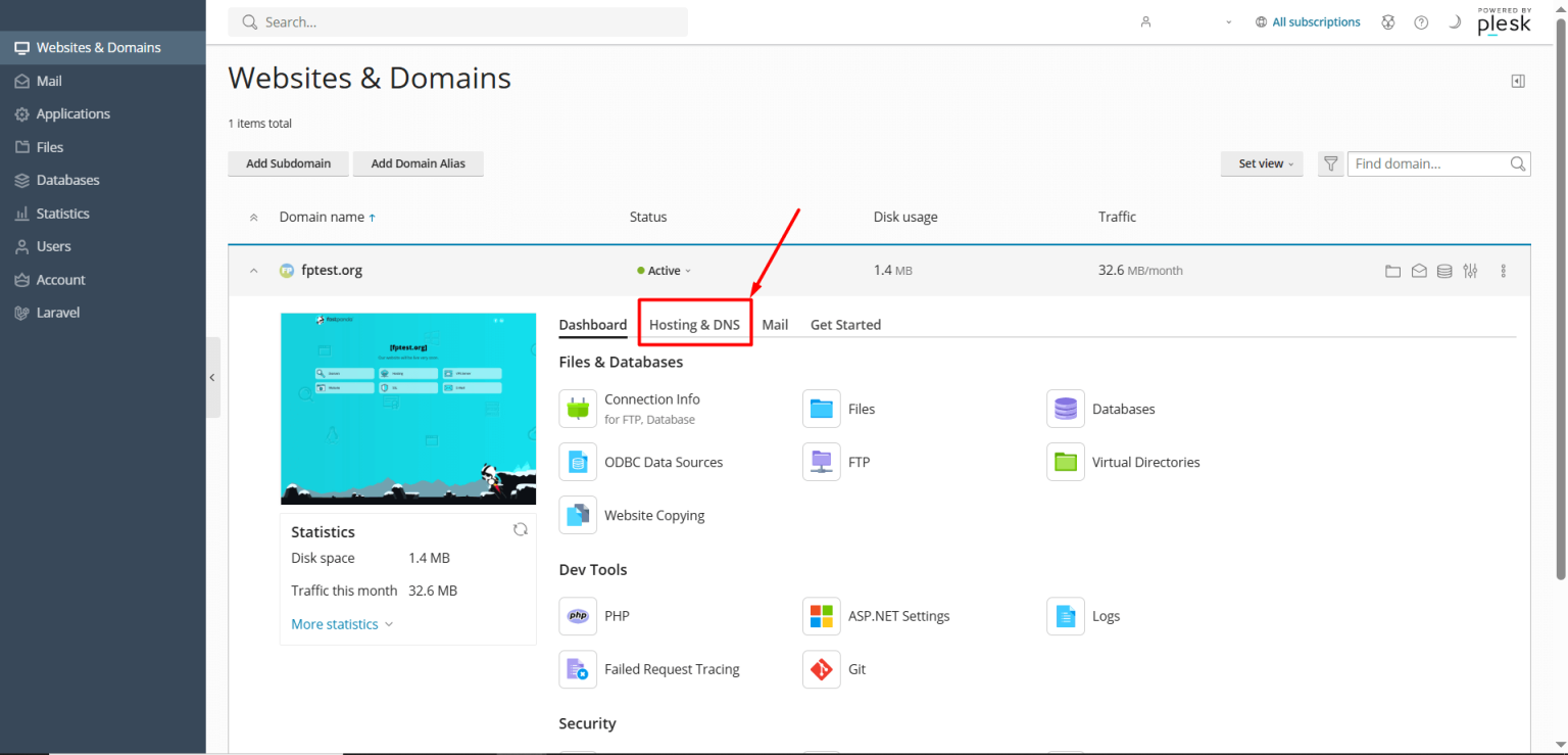 How to Add Business Email Hosting DNS Records to Plesk Panel ...