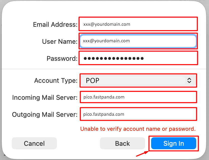 Mac POP - Business Mail Mac POP Business Mail