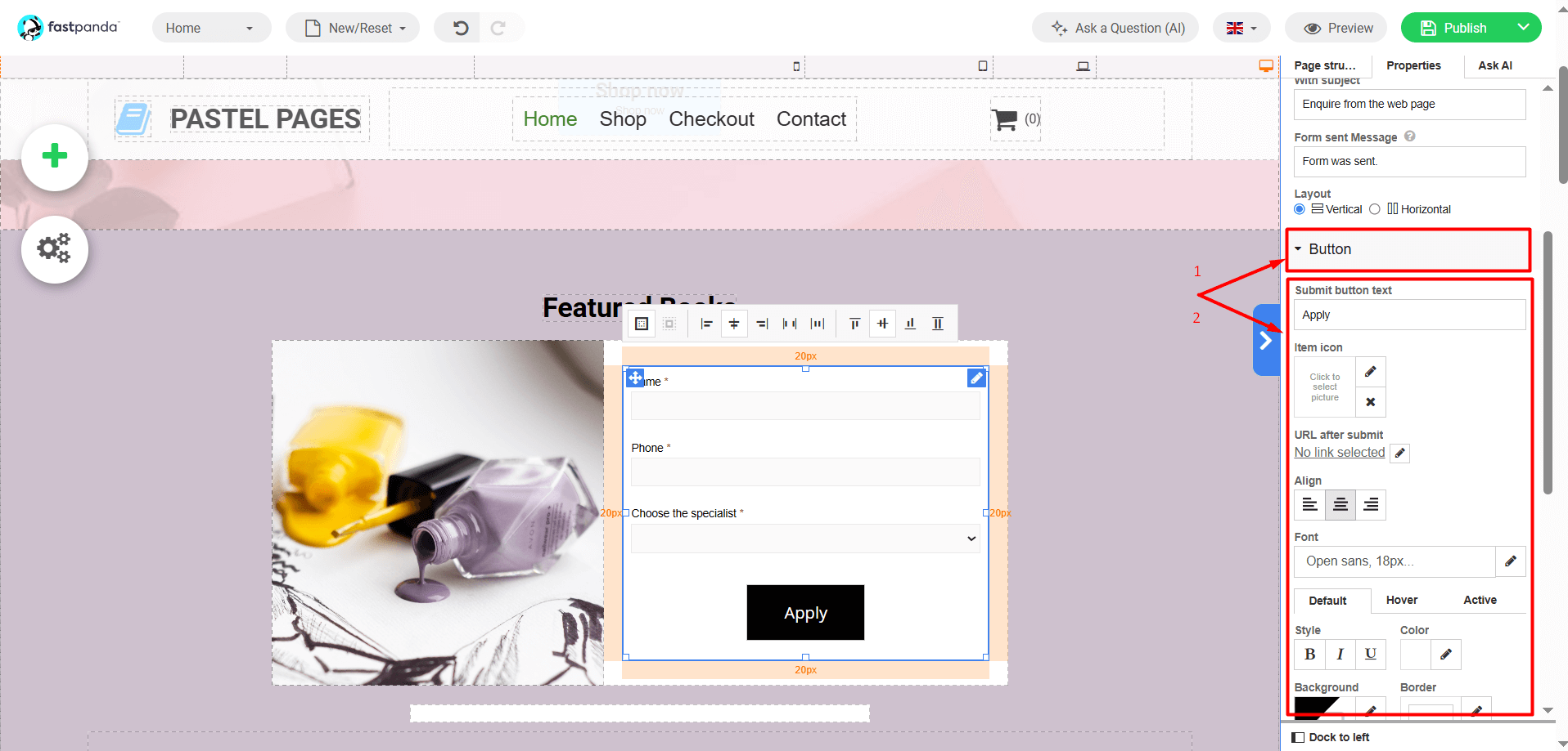 Button Edit Button Edit
