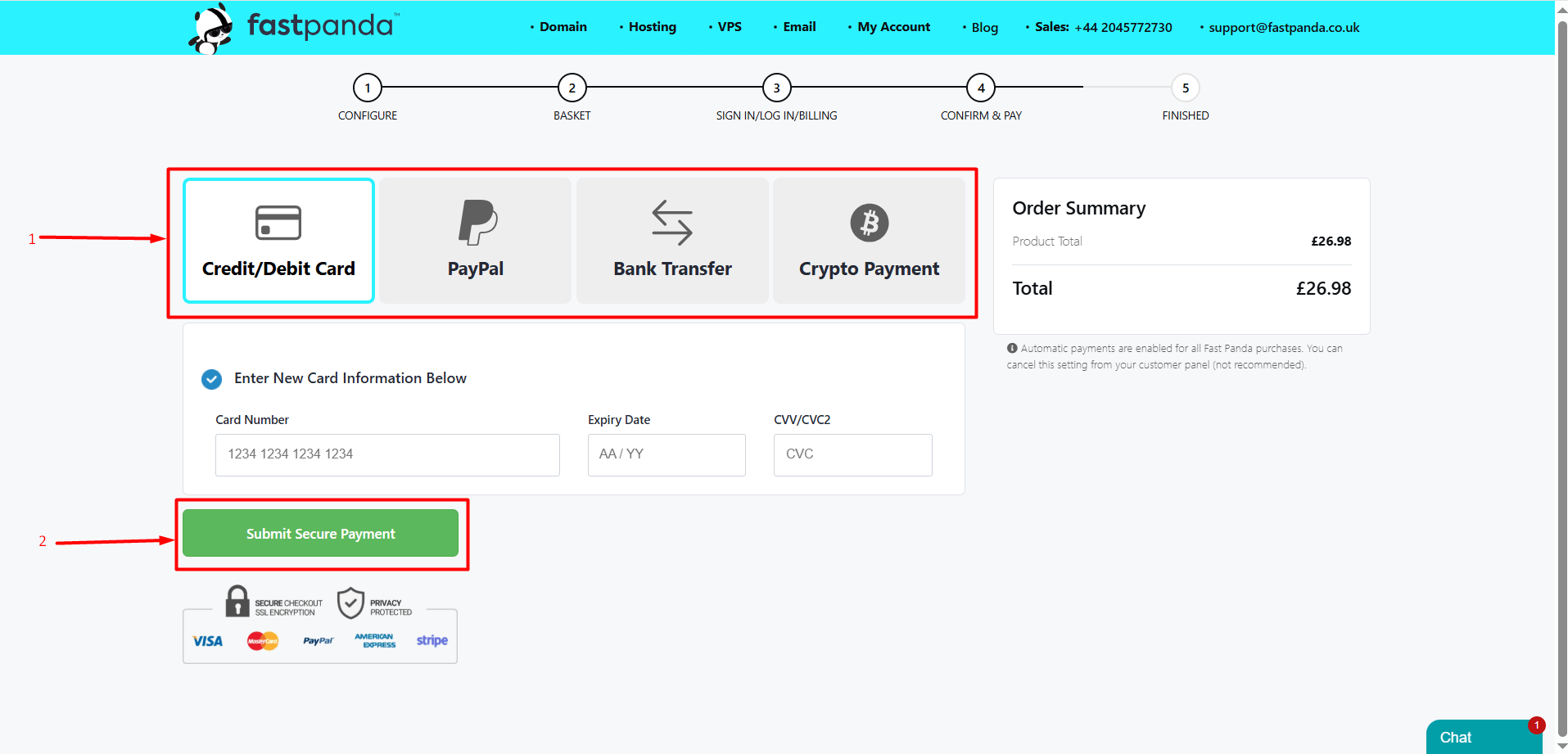 Domain Bulk Submit Secure Payment Domain Bulk Submit Secure Payment