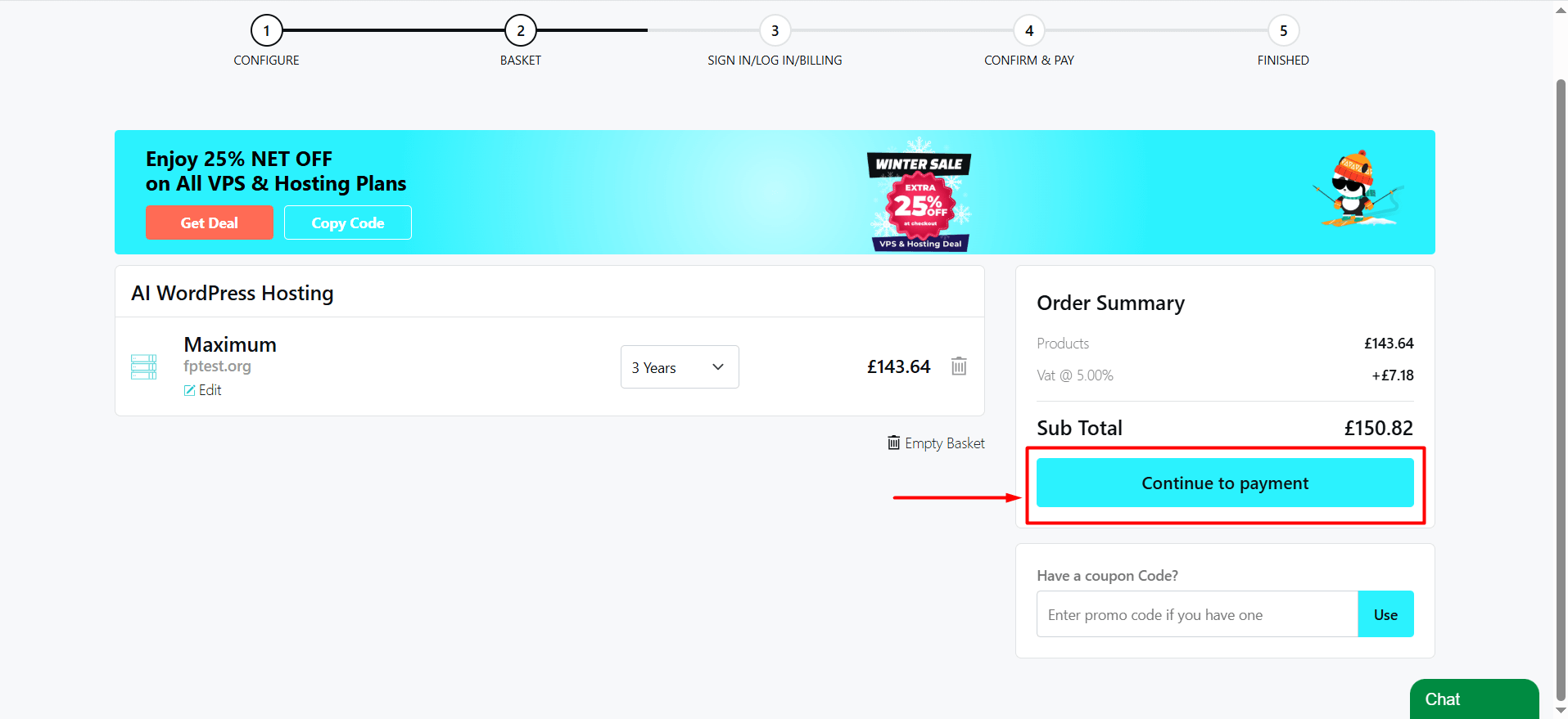 Wordpress AI Continue to payment Wordpress AI Continue to payment