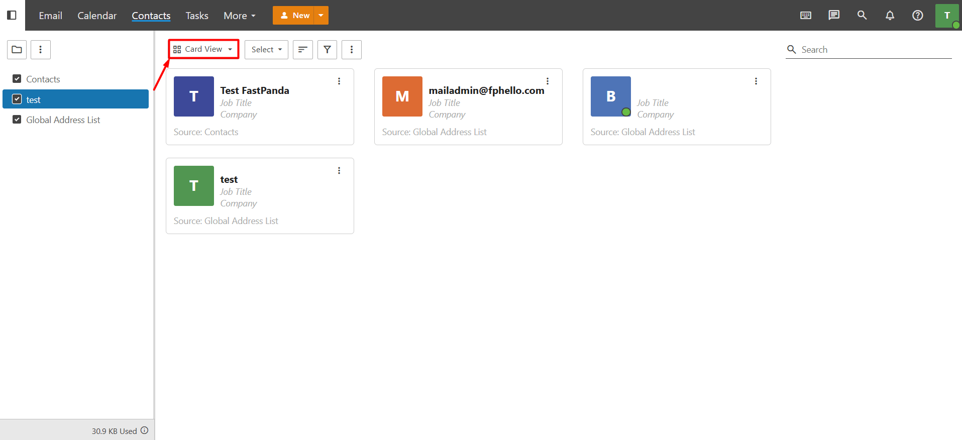 Card View or Grid View Card View or Grid View