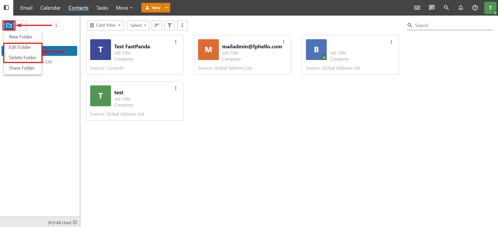Editing or Deleting a Contact List Editing or Deleting a Contact List