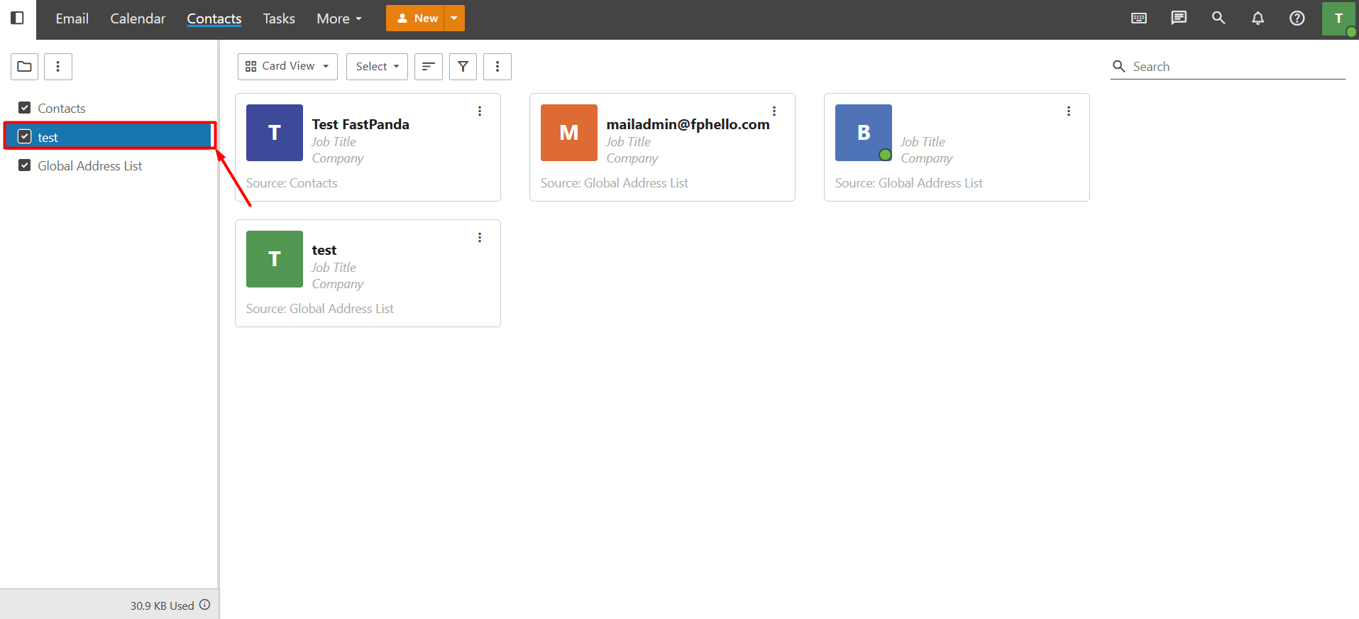 Select Editing or Deleting a Contact List Select Editing or Deleting a Contact List