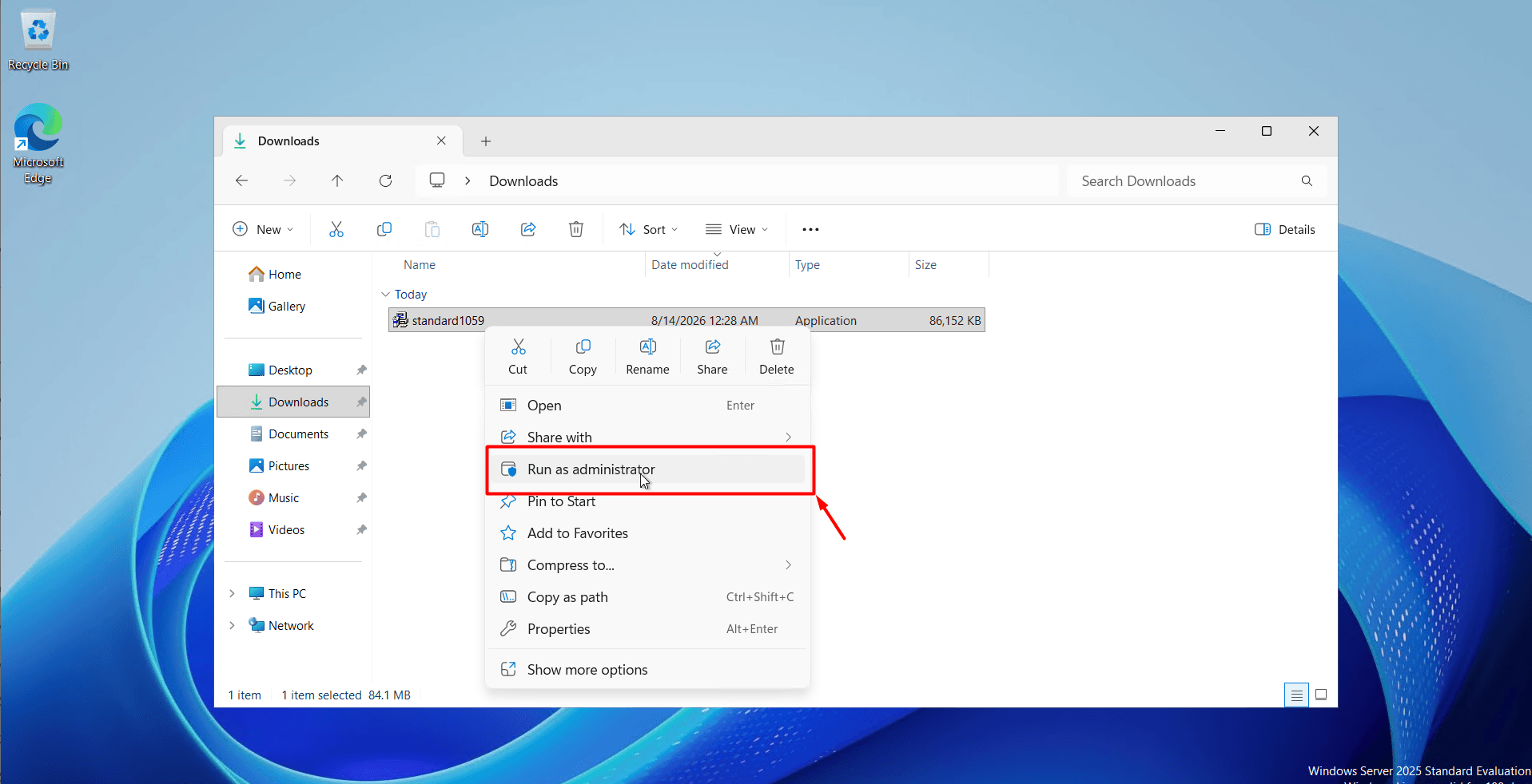 Mail Enable - Run as administrator Mail Enable Run as administrator