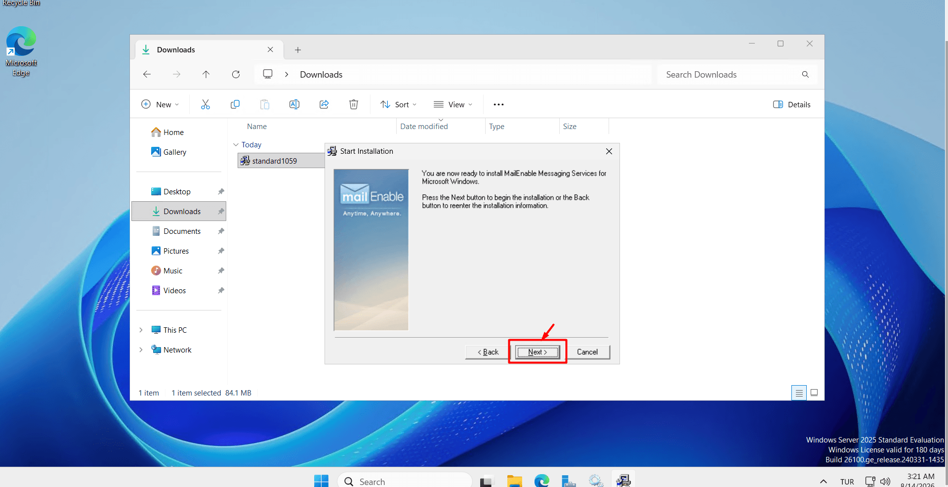 Mail Enable complete Mail Enable complete