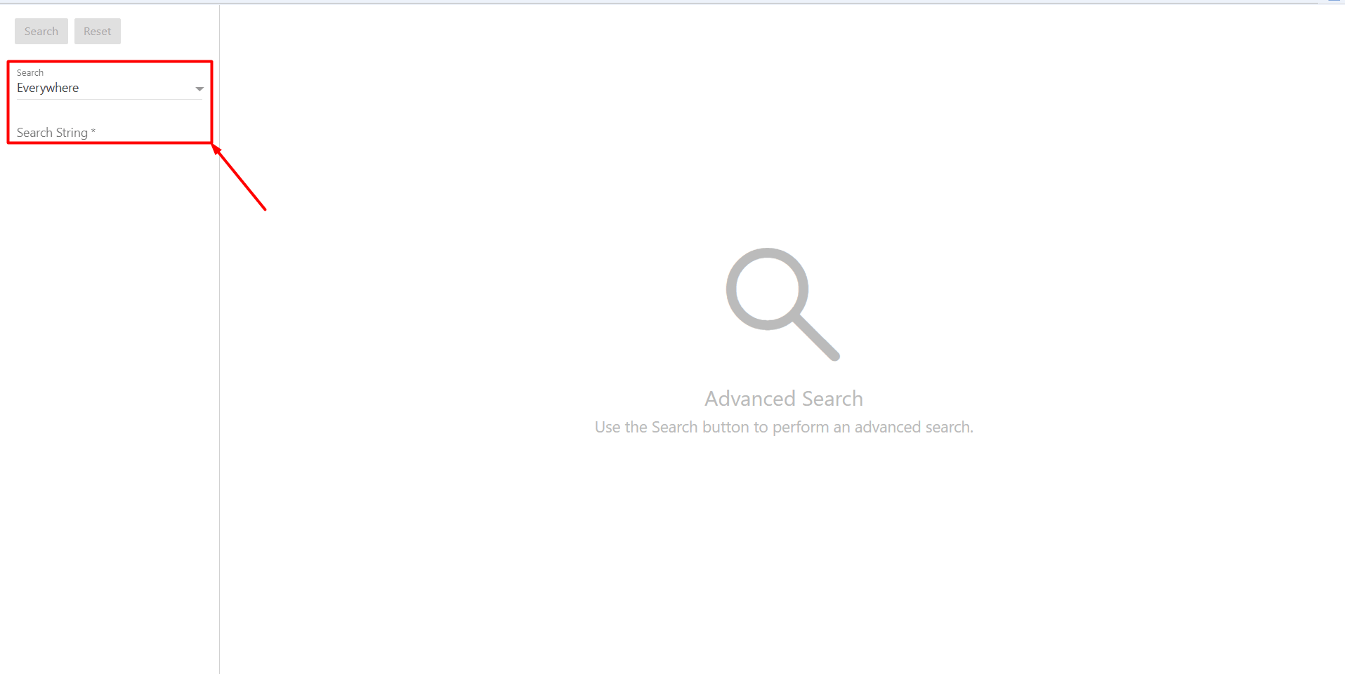 Advanced Search Advanced Search