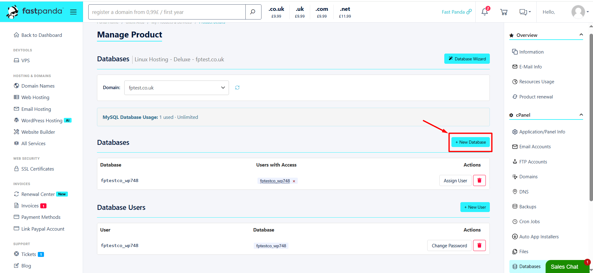 New Database New Database