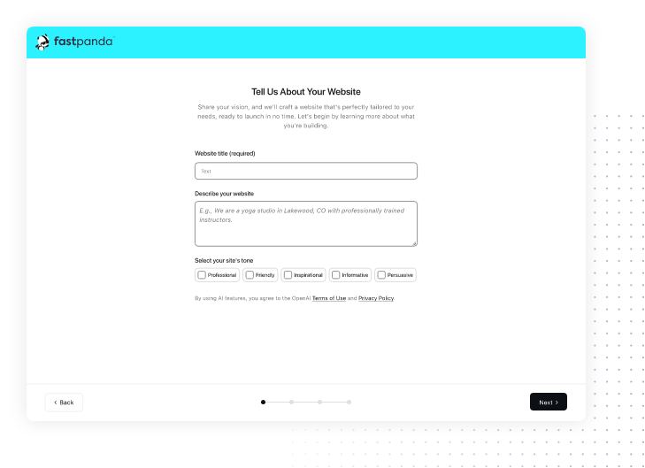 Build your AI-powered WordPress website in 4 simple steps