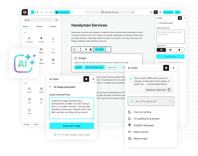 Create Content and Visuals Instantly with AI
